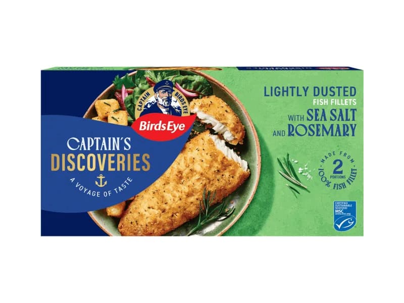 Lightly Dusted Fish Fillets Rosemary & Sea Salt