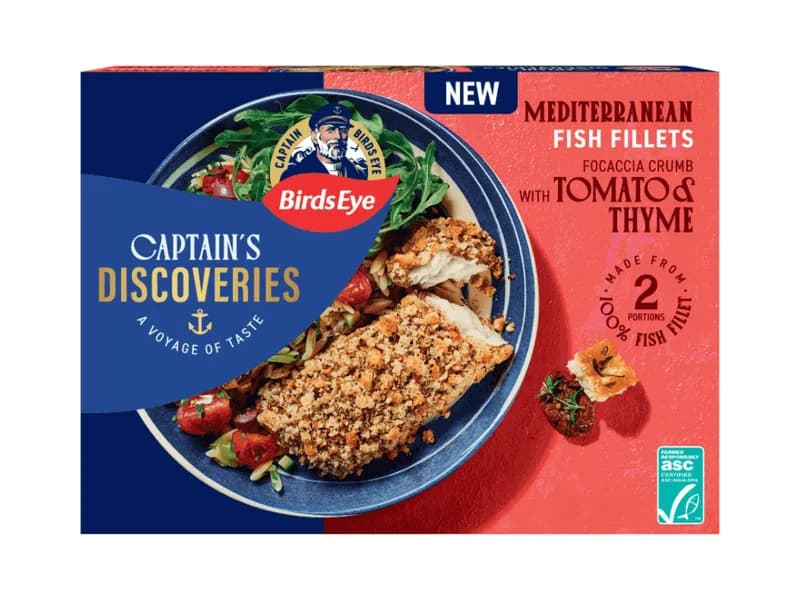 Mediterranean Focaccia Crumb Fish Fillets