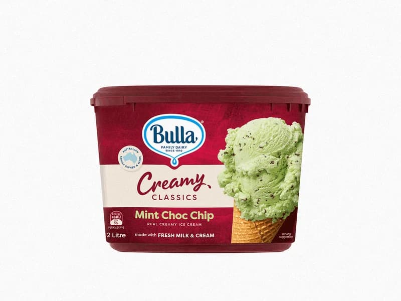 Creamy Classics Mint Choc Chip Ice Cream