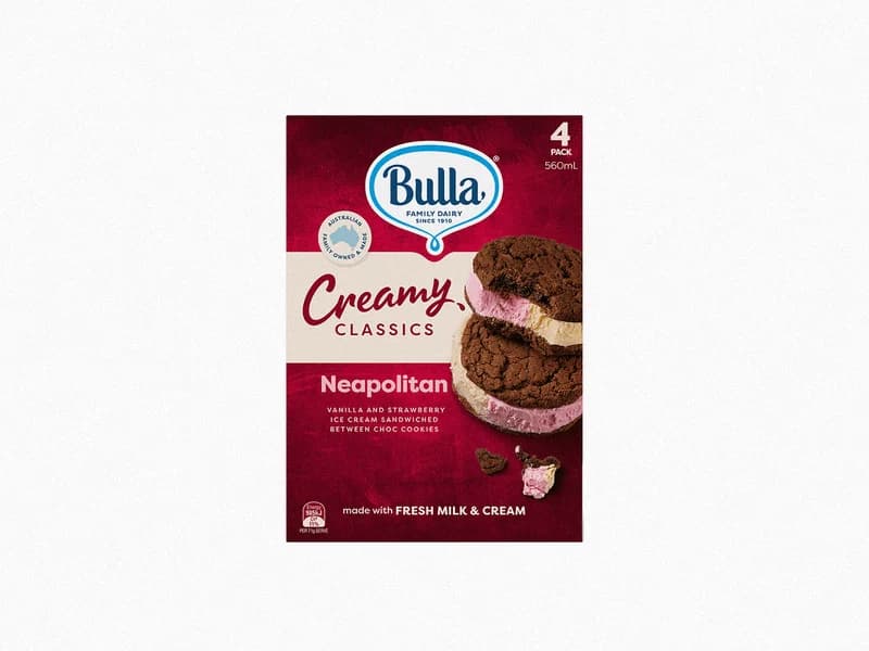 Creamy Classics Sandwich Neapolitan
