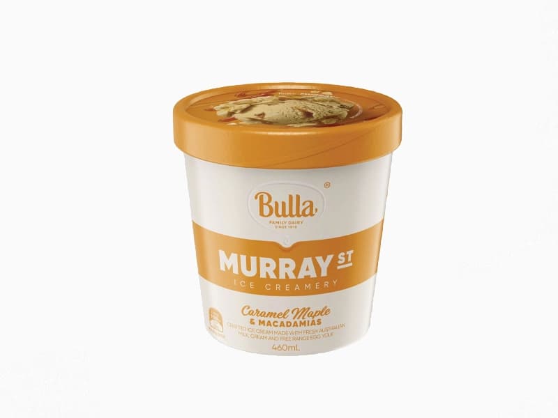 Murray St Caramel Maple & Macadamia Ice Cream