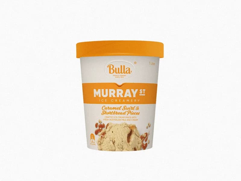 Murray St Caramel Swirl & Biscuit Crunch Ice Cream