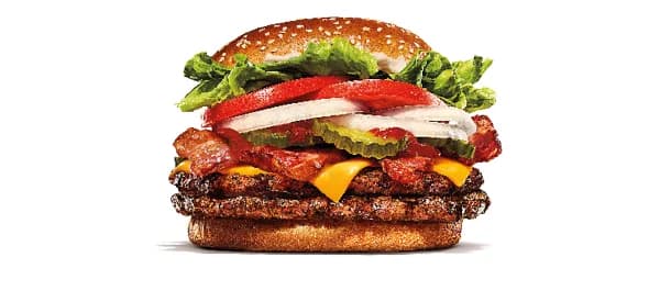 Double Whopper with Bacon and Cheese