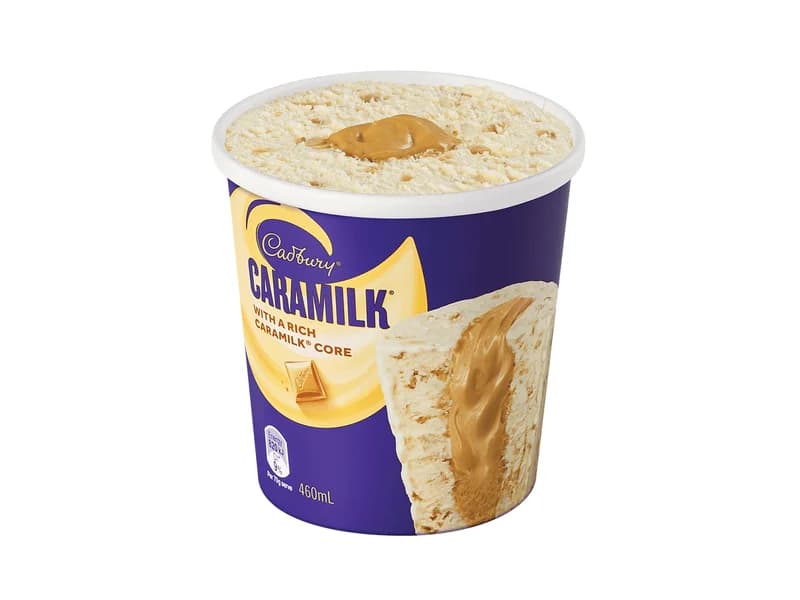 Caramilk Ice Cream Tub