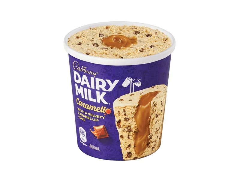 Dairy Milk Caramello Ice Cream Tub
