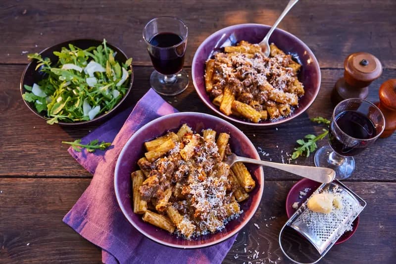 Beef Short Rib Ragu with Rigatoni