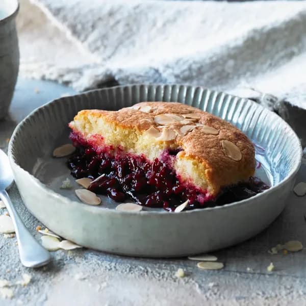Cherry Bakewell Pudding