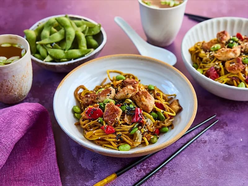 Teriyaki Chicken Yakisoba