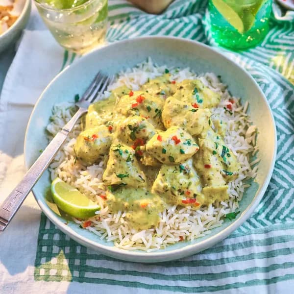 Thai Green Chicken Curry & Fragrant Rice