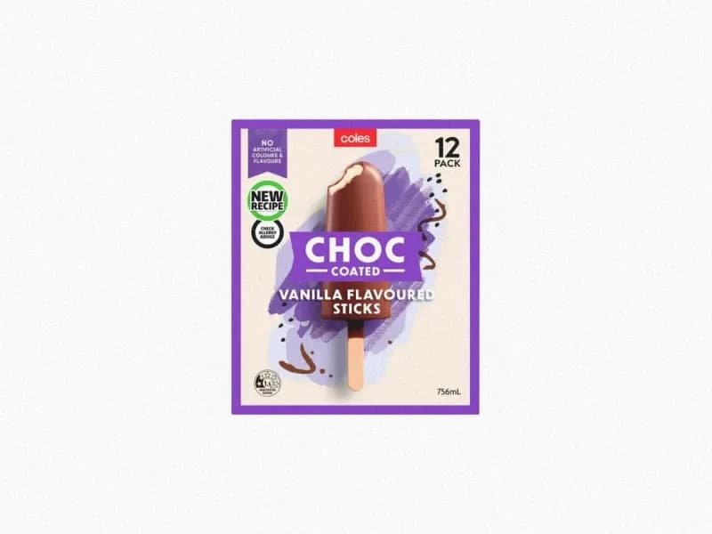 Choc Coated Vanilla Sticks