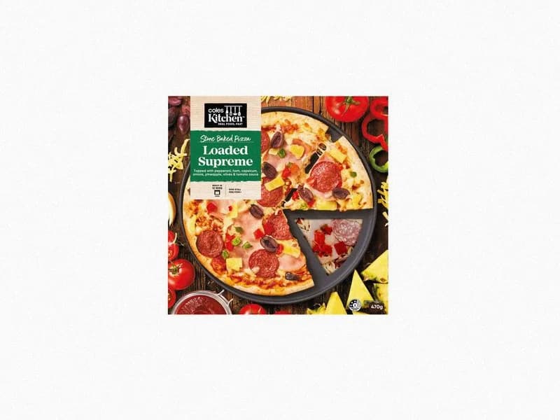 Kitchen Loaded Supreme Stone Baked Pizza