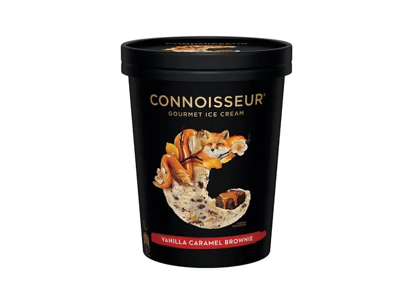 Vanilla Caramel Brownie Ice Cream Tub