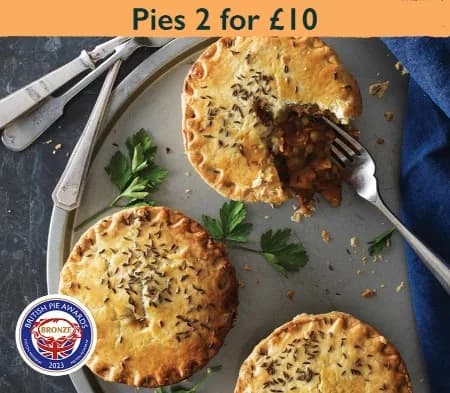 Roasted Veg, Lentils & Kale Pie