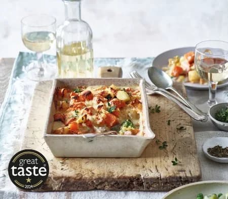 Smoked Haddock & Bacon Gratin