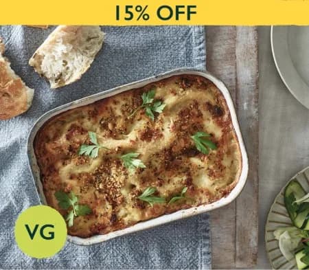 Wild Mushroom & Aubergine Lasagne