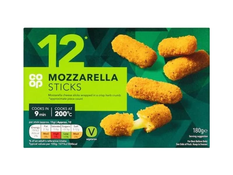 12 Mozzarella Sticks