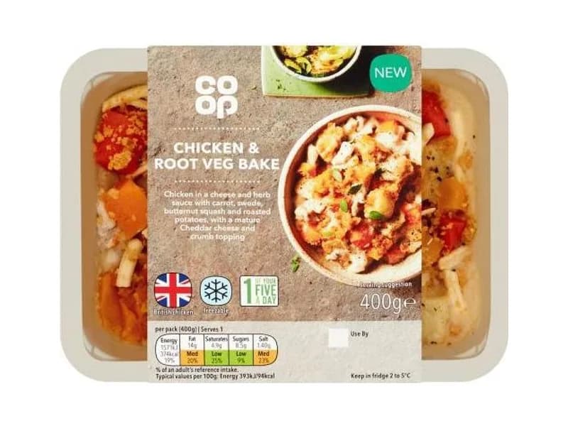 Classic Menu Chicken & Root Veg Bake