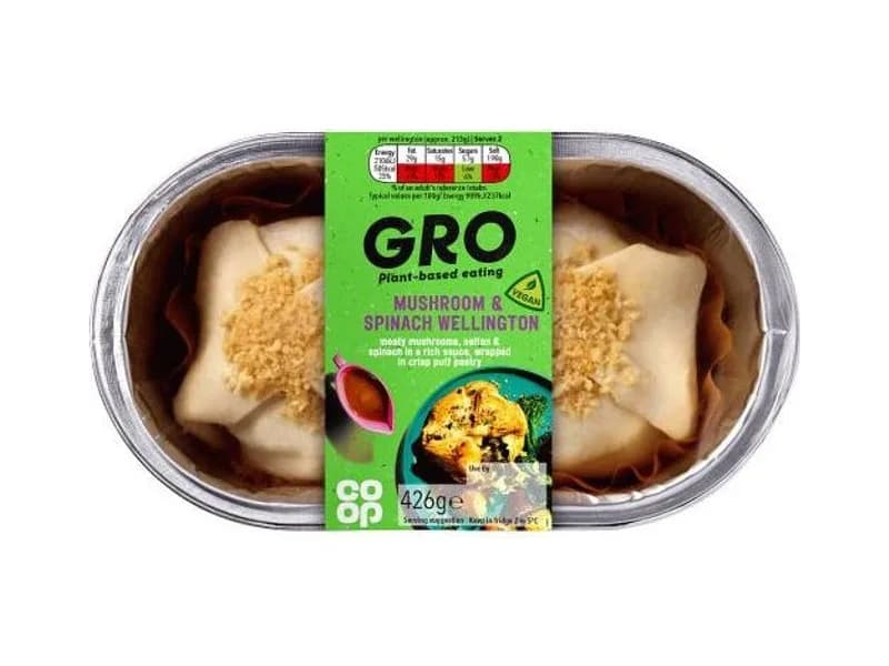 GRO Mushroom & Spinach Wellington