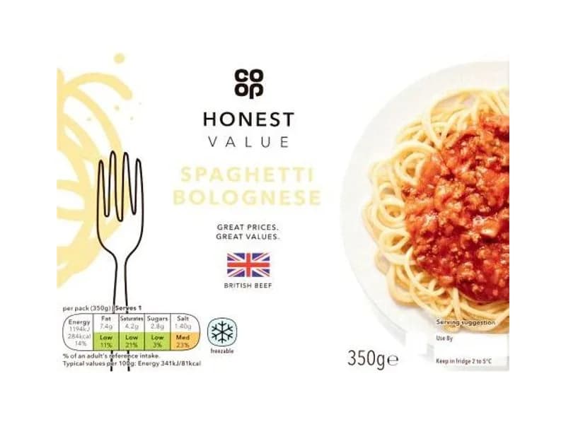 Honest Value Spaghetti Bolognese