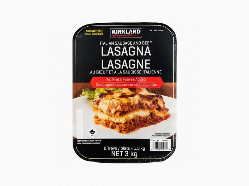 Italian Sausage & Beef Lasagna