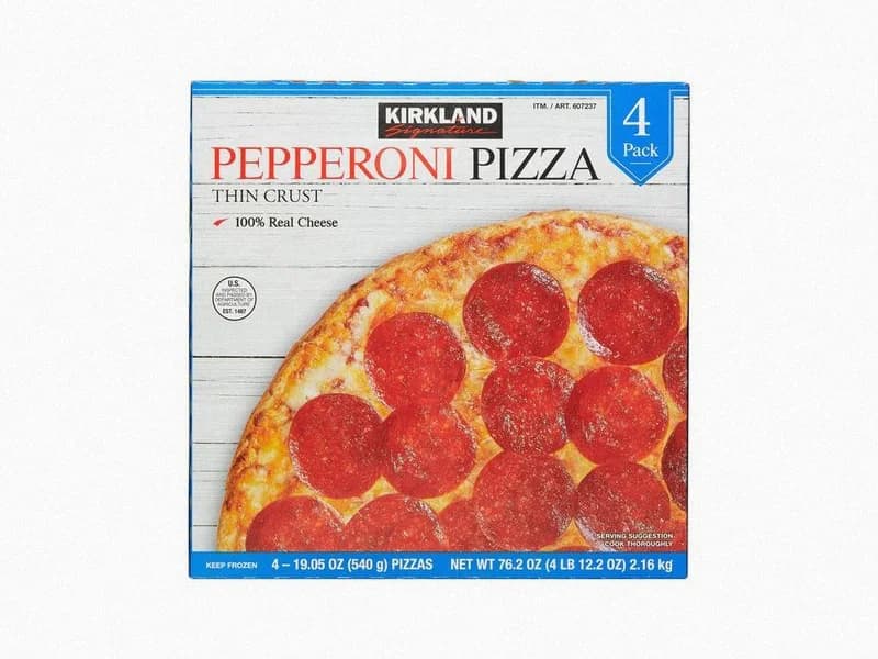 Thin Crust Pepperoni Pizza