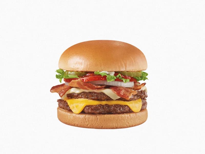 Bacon Two Cheese Deluxe Stackburger