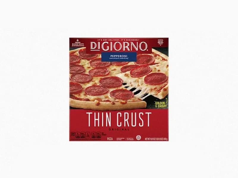 Classic Thin Crust Pepperoni Pizza