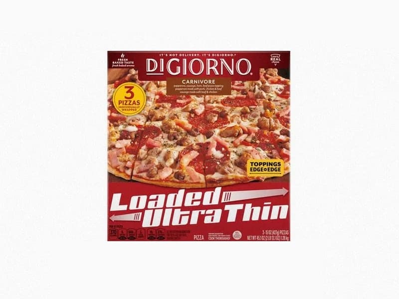 Loaded Ultra Thin Carnivore Pizza