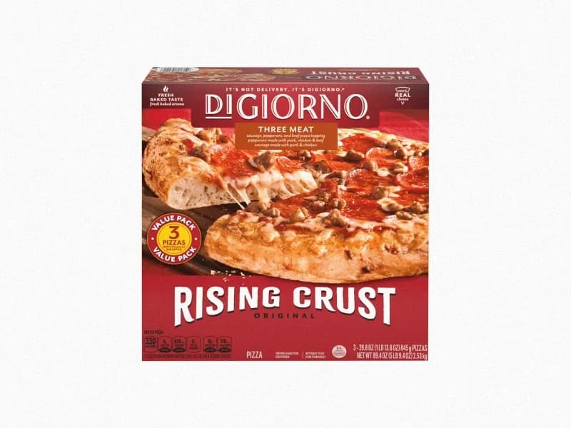 Rising Crust Three Meat Pizza