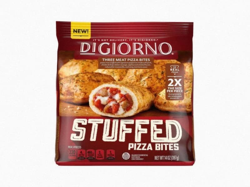 Stuffed Three Meat Pizza Bites