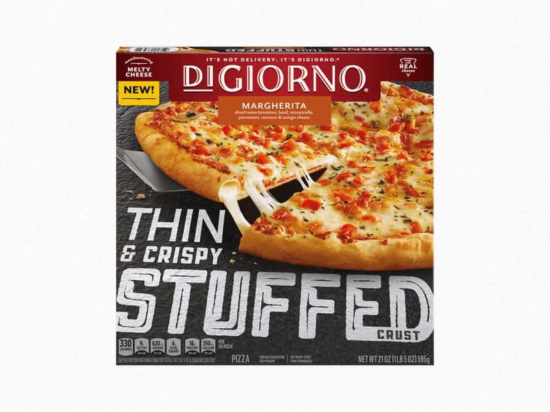 Thin & Crispy Stuffed Crust Margherita Pizza