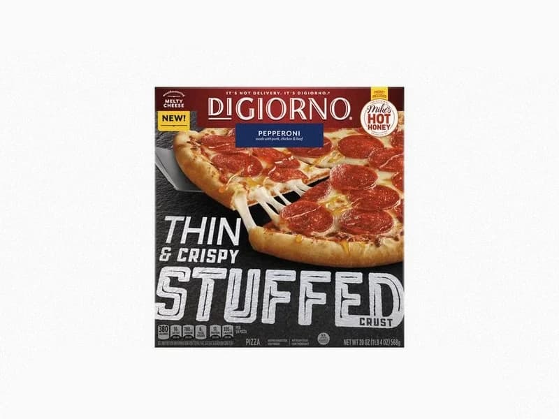 Thin & Crispy Stuffed Crust Pepperoni Pizza