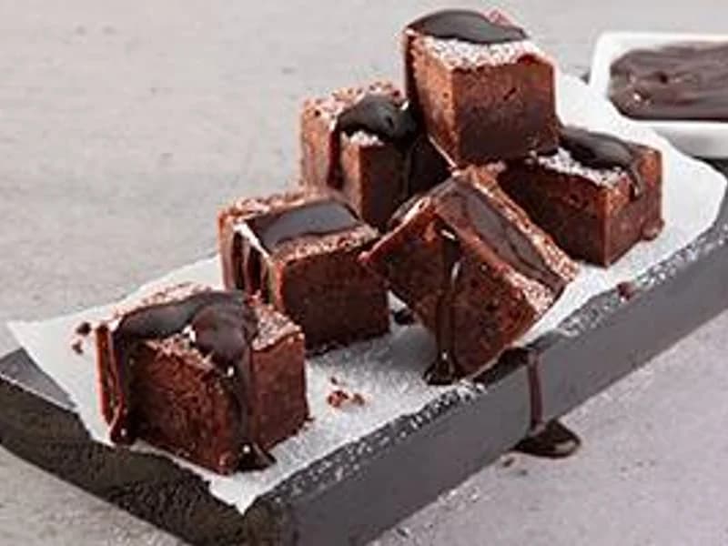 Hot Choc Fudge Brownies