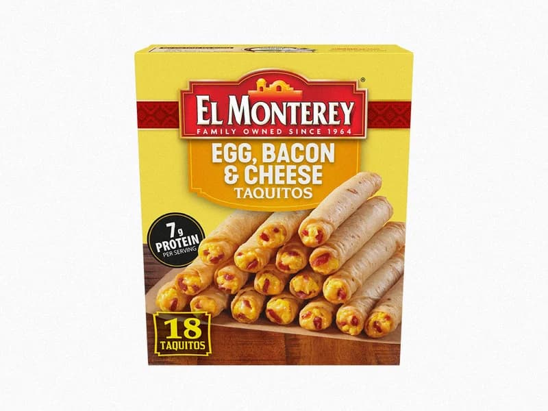 Egg, Bacon & Cheese Breakfast Taquitos