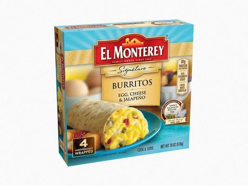 Egg, Cheese & Jalapeno Breakfast Burrito