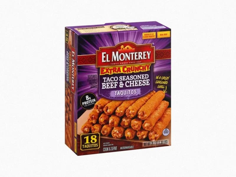 Extra Crunchy Taco Seasoned Beef & Cheese Taquitos