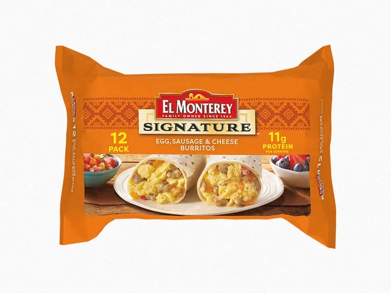 Simply Breakfast Egg, Turkey Sausage & Cheese Burritos