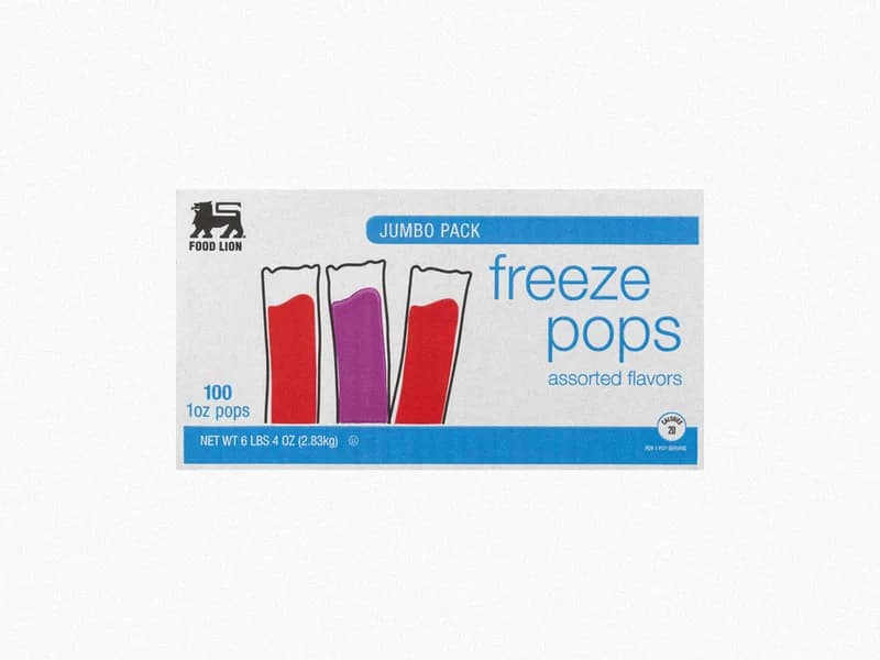 Assorted Flavors Freeze Pops