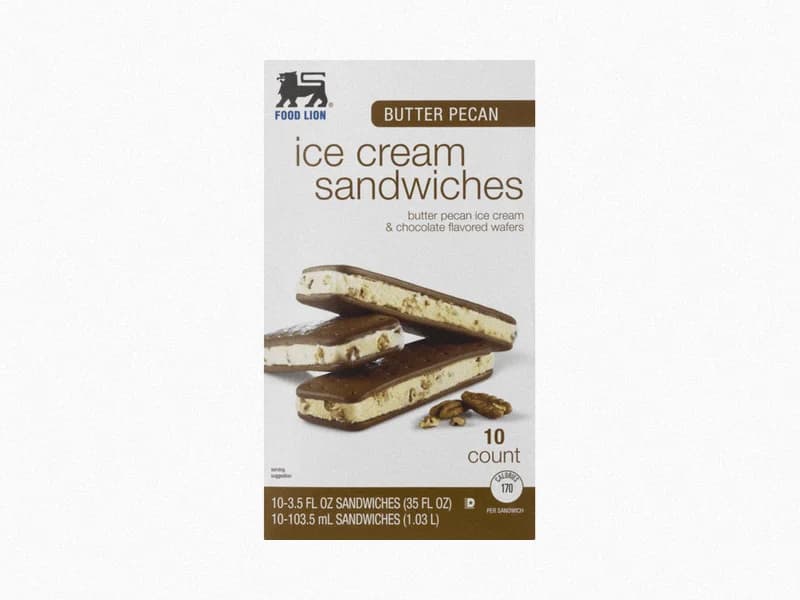 Butter Pecan Ice Cream Sandwiches