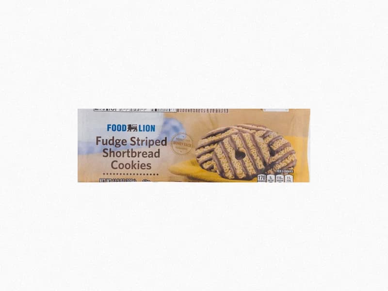 Fudge Striped Shortbread Cookies