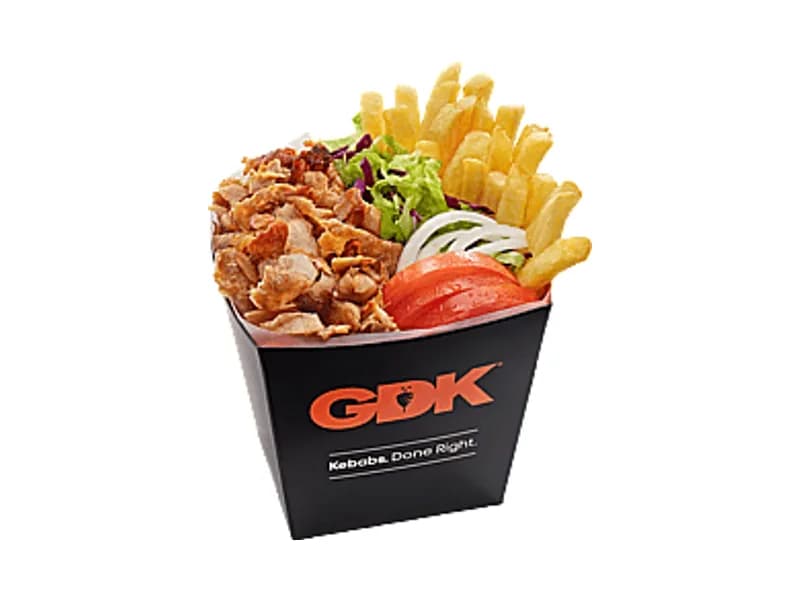 Doner Box with Fries & Salad