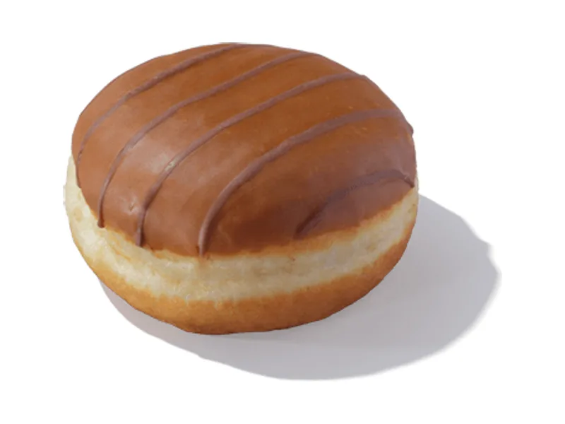 Caramel Custard Doughnut