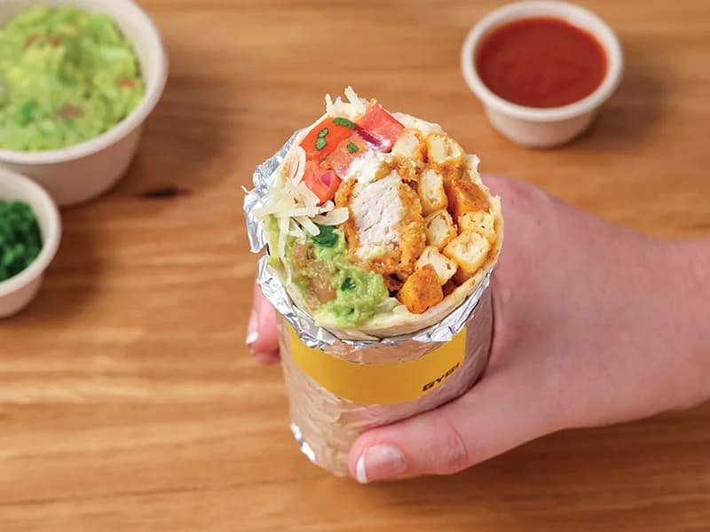 Crispy Chicken Tender Cali Burrito