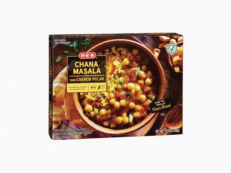 Chana Masala and Cashew Pulao