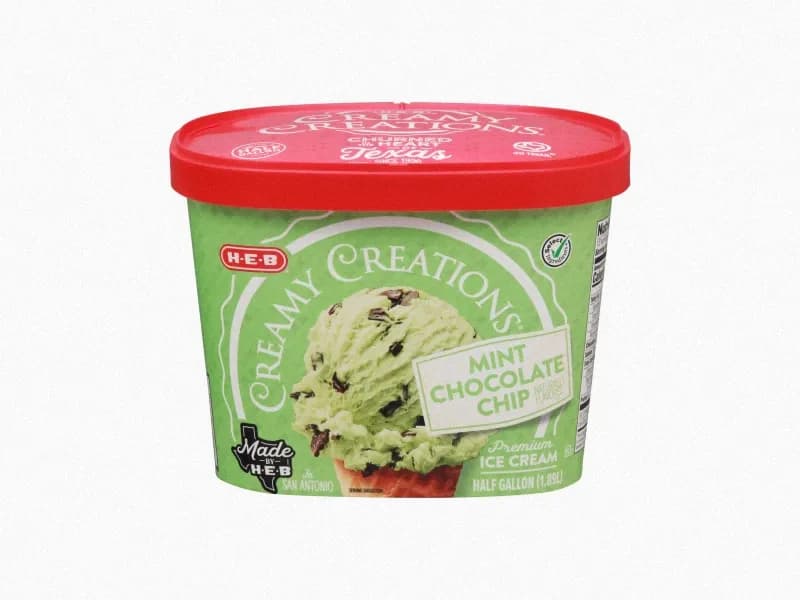 Creamy Creations Mint Chocolate Chip Ice Cream