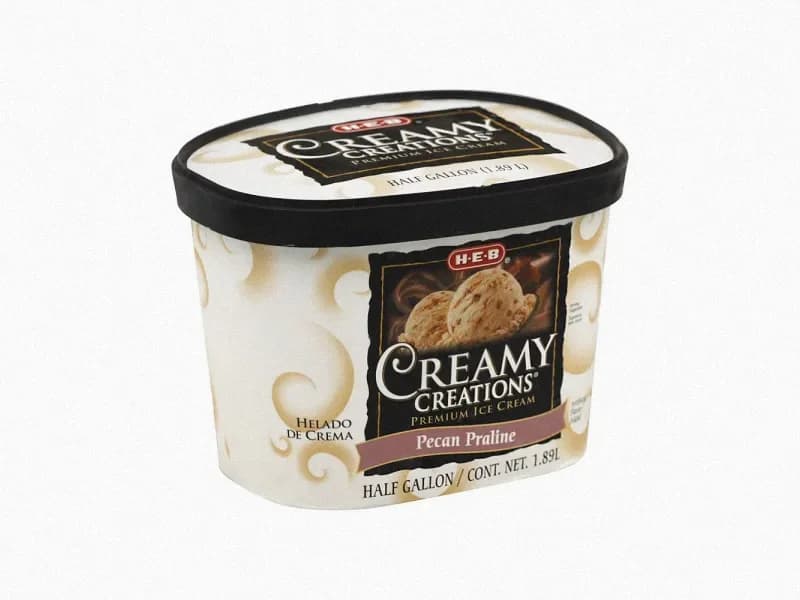 Creamy Creations Pecan Praline Ice Cream