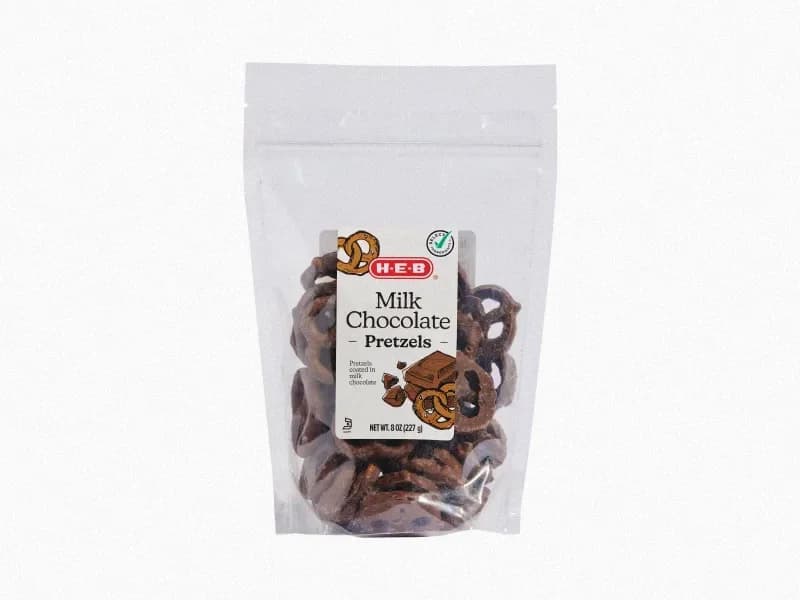 Milk Chocolate-Covered Pretzels