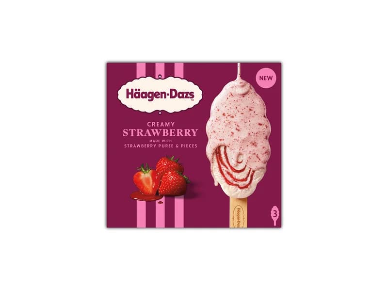 Creamy Strawberry Stickbars