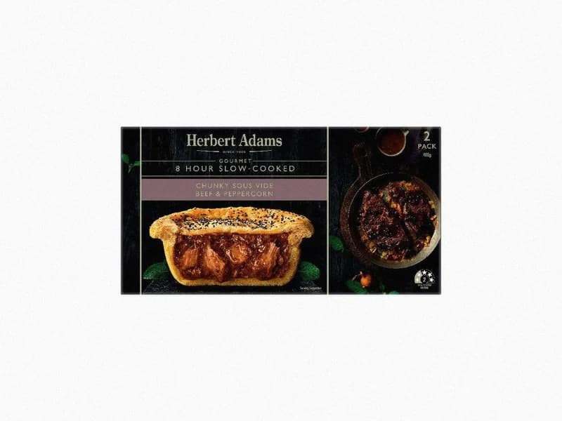 Slow-Cooked Beef & Peppercorn Pie