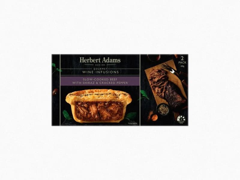 Slow-Cooked Beef with Shiraz & Cracked Pepper Pie